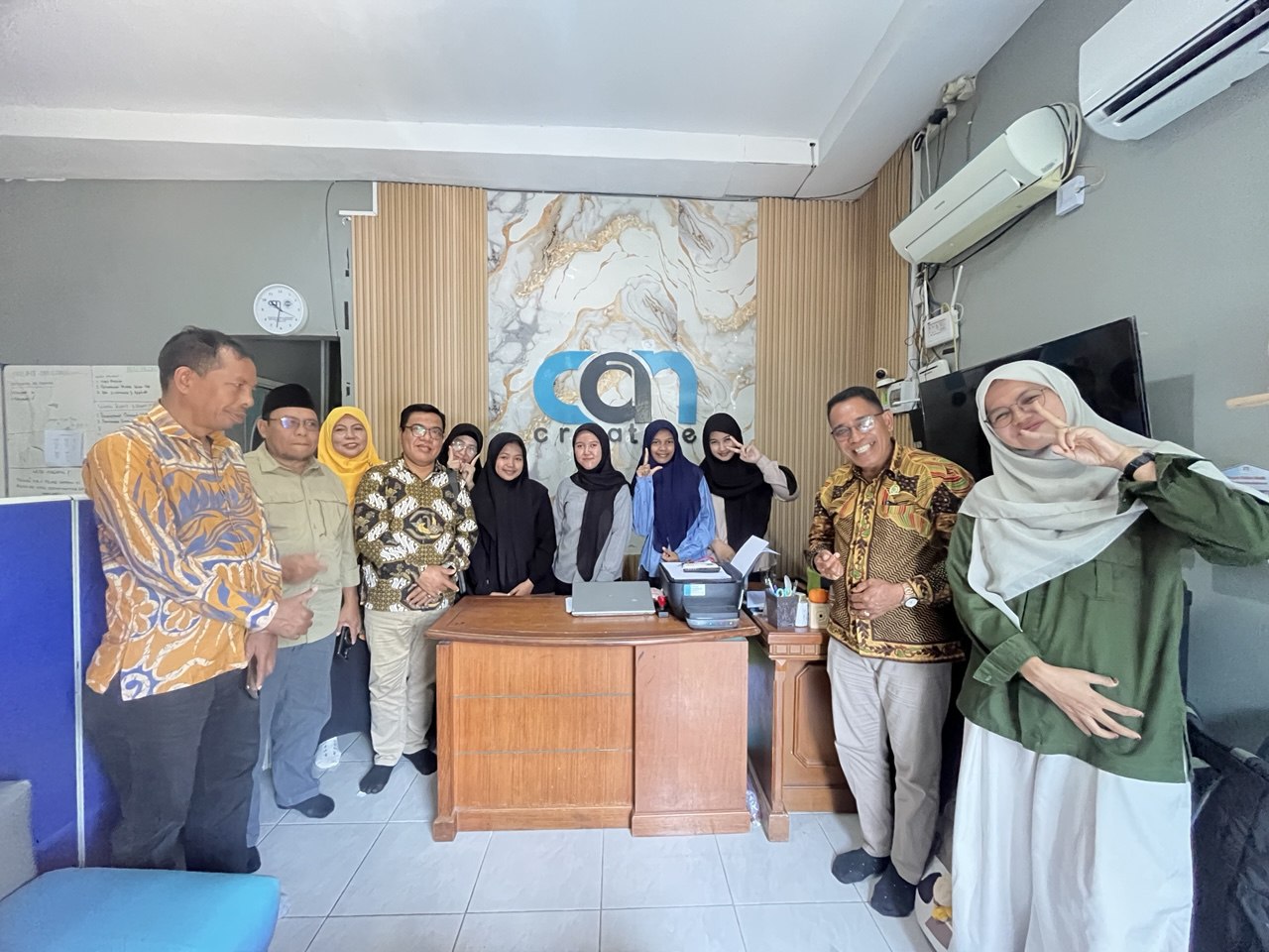 Kunjungan Guru Pembimbing di CAN Creative