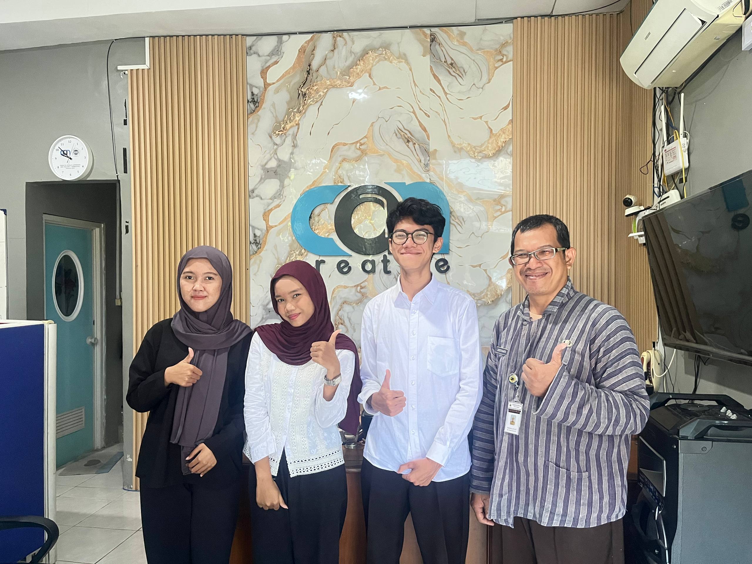 Kunjungan Guru Pembimbing di CAN Creative