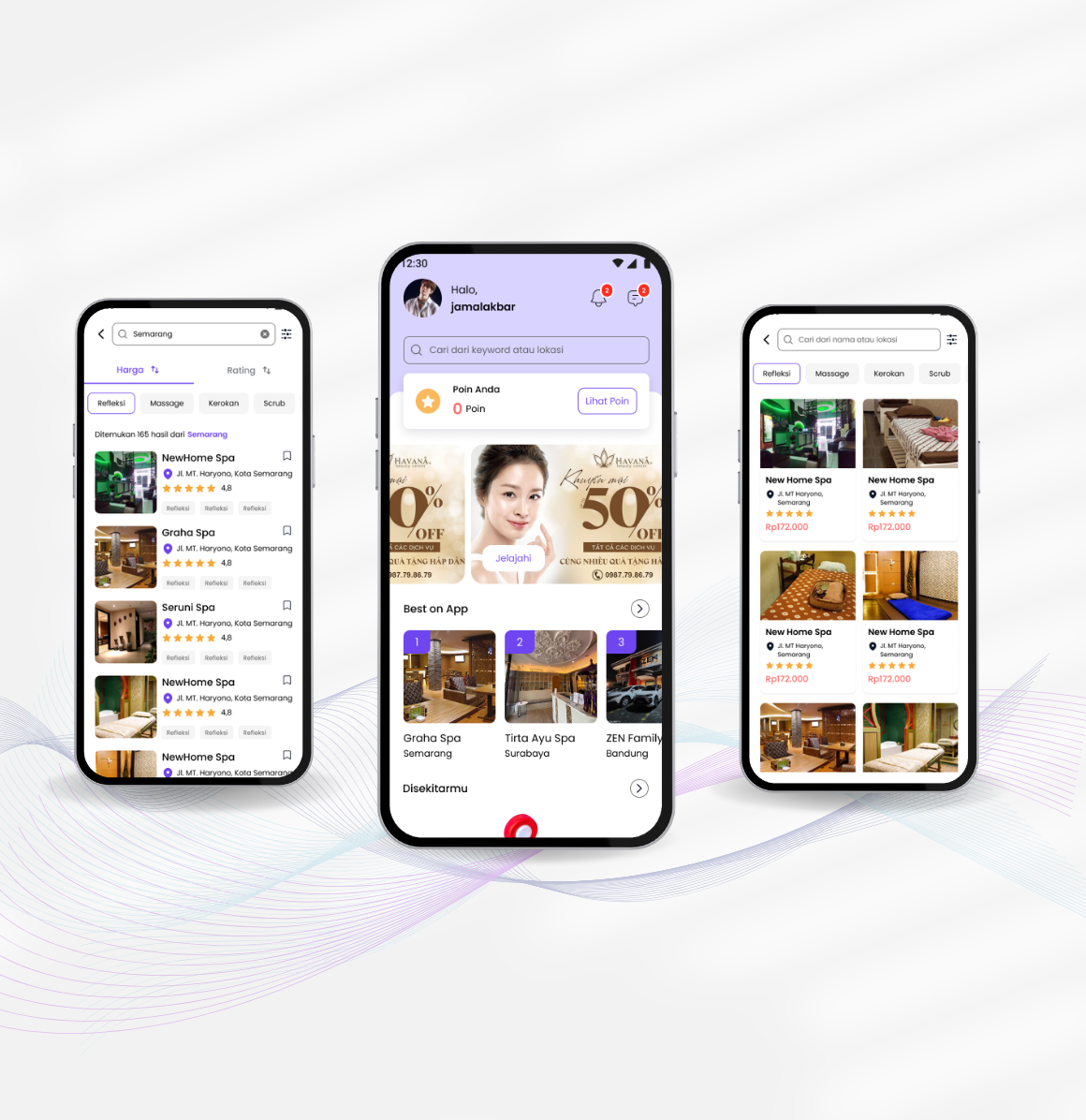 Fitur dan solusi digital Nest SPA